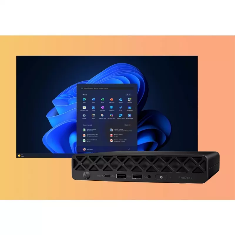 Počítač HP ProDesk 4 G1i AI Mini Core Ultra 5 225T RAM 16GB SSD 512GB Intel Graphics OS Win 11 Pro