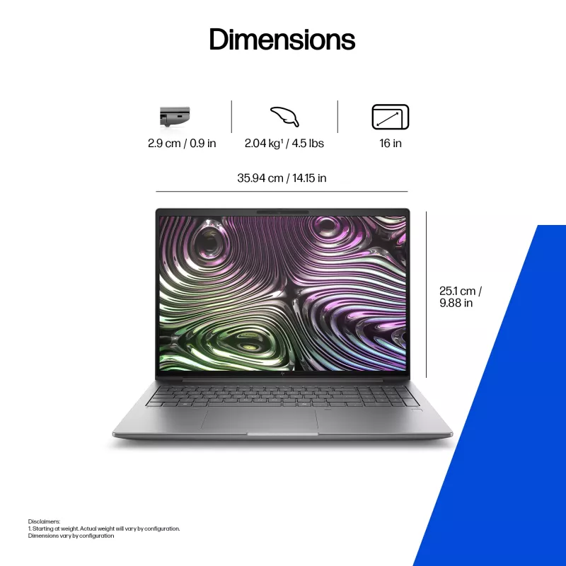 Mobilná pracovná stanica HP Zbook X G1i Intel Core Ultra 7 32GB 1TB Nvidia RTX PRO 2000 Windows 11