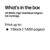 HP 950XL High Yield Originálna čierna atramentová kazeta