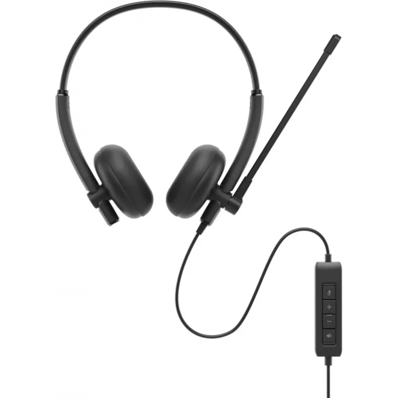 DELL WH125 Headset Káblový headset kancelária/call centrum USB Type-A čierny