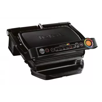 Kontaktný gril Tefal GC7148 — 2000 W, nerezové puzdro, obdĺžnikový, nastaviteľný termostat, grilovacia plocha, 365×365×175 mm