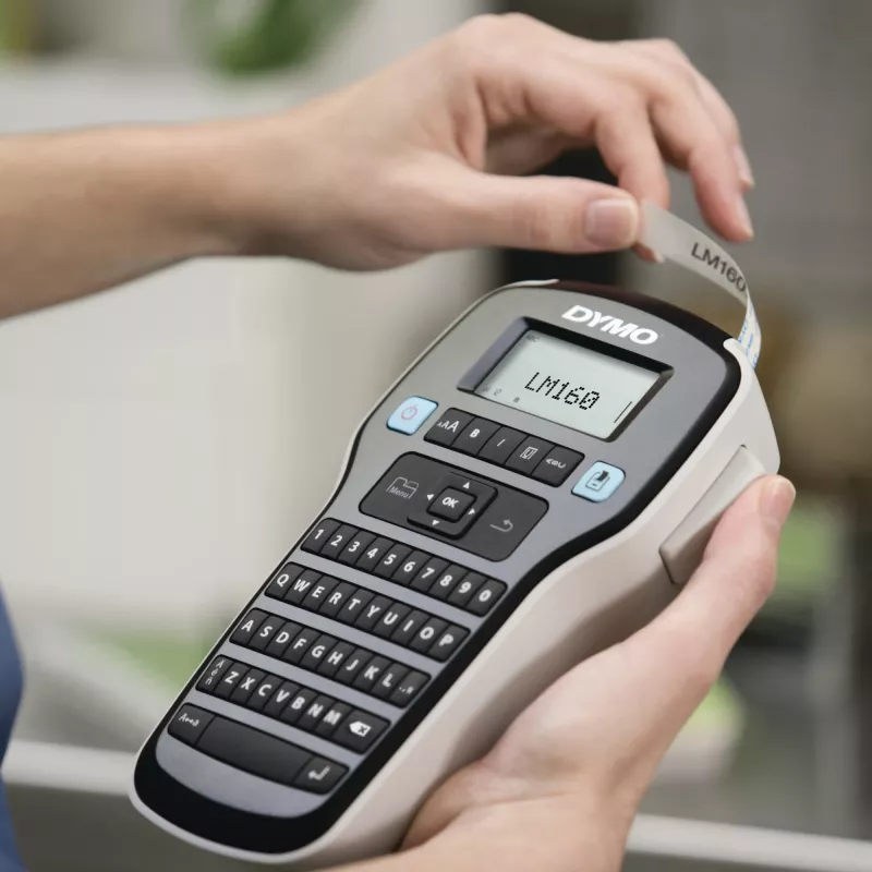 DYMO LabelManager ™ 160 QWERTZ, QWERTZ, D1, termotransfer, 180 x 180 DPI, 12 mm/s, čierna, strieborná
