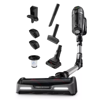 Rowenta X-Force RH9958 2-in-1 akumulátorový vysávač batéria suchý HEPA bezvreckový 0,9 L čierny, sivý