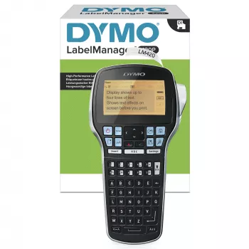 DYMO LabelManager 420P tlačiareň etikiet | Vysoko výkonná, nabíjateľná prenosná tlačiareň etikiet | Pripojenie k počítaču | Tlač čiarových kódov, log a grafiky