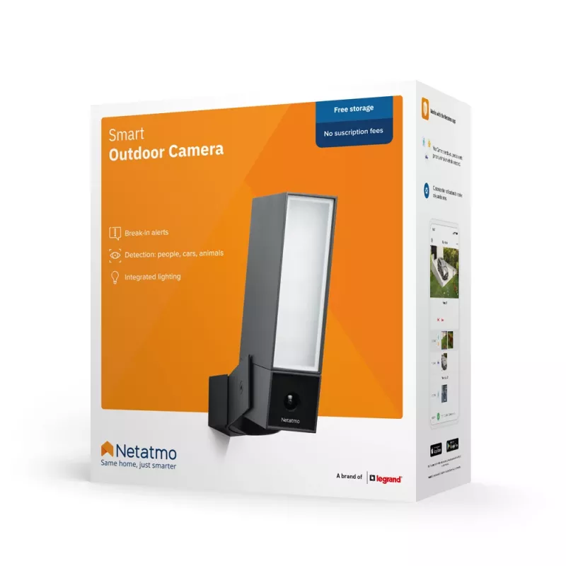 Netatmo Presence Box IP bezpečnostná kamera vonkajšia 1920 x 1080 pixelov nástenná