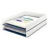 Leitz Briefablage WOW Dual Colour, plast, metalická, biela, A4, 267 mm, 336 mm, 49 mm
