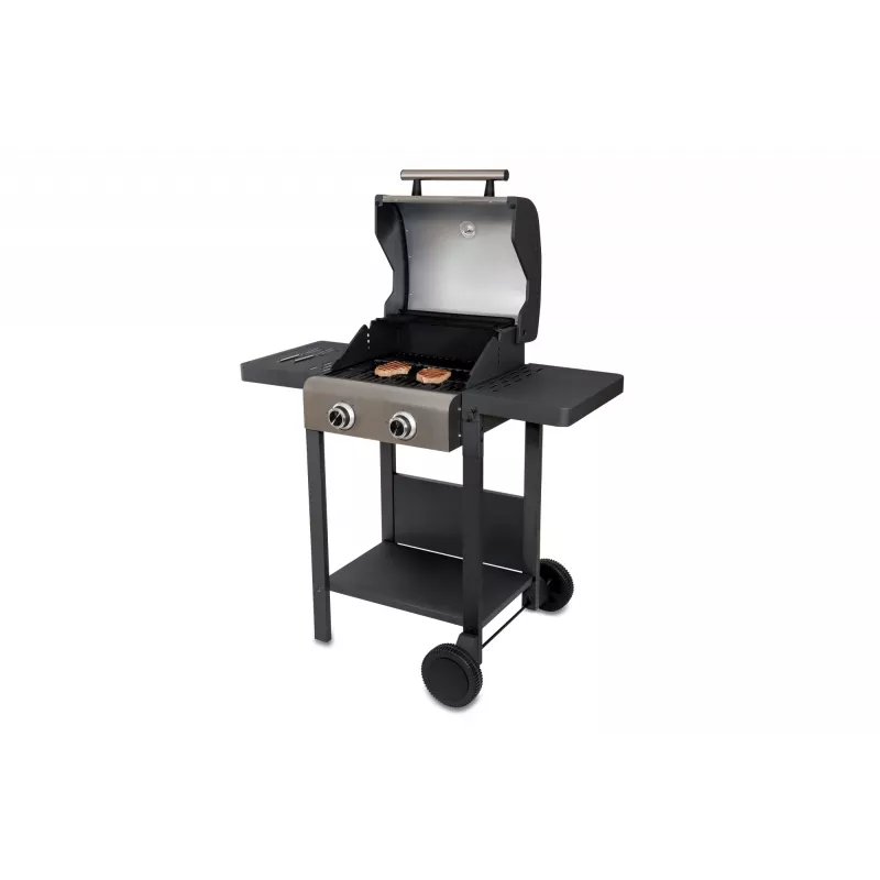 Unold 58595 Barbecue Grill-Wagen BUDDY Cart elektrický čierna, nehrdzavejúca oceľ 2600 W