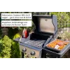 Unold 58595 Barbecue Grill-Wagen BUDDY Cart elektrický čierna, nehrdzavejúca oceľ 2600 W