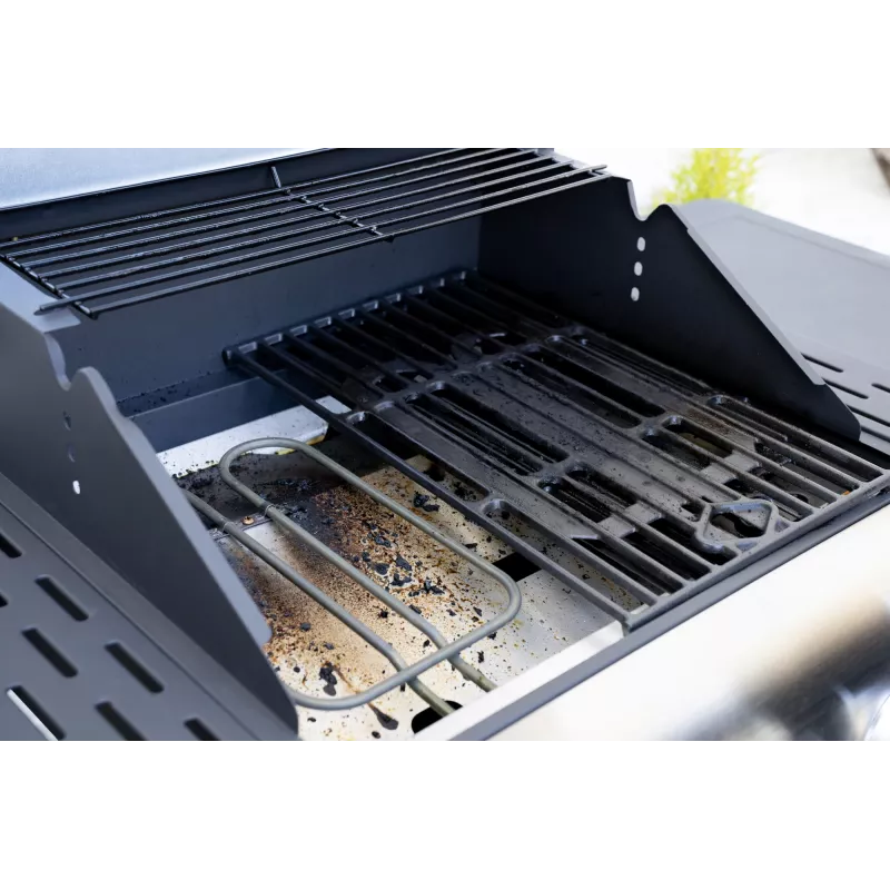Unold 58595 Barbecue Grill-Wagen BUDDY Cart elektrický čierna, nehrdzavejúca oceľ 2600 W