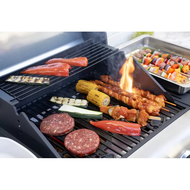 Unold 58595 Barbecue Grill-Wagen BUDDY Cart elektrický čierna, nehrdzavejúca oceľ 2600 W
