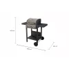 Unold 58595 Barbecue Grill-Wagen BUDDY Cart elektrický čierna, nehrdzavejúca oceľ 2600 W