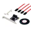 Conceptronic EMRICK 4-portový SATA PCIe adaptér so SATA káblami