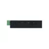 LevelOne gigabit ethernet over VDSL2, 1000 Mbit/s, IEEE 802.3, IEEE 802.3u, IEEE 802.3z, Fast Ethernet, gigabit ethernet, 10,100,1000 Mbit/s, 3000 m, čierna
