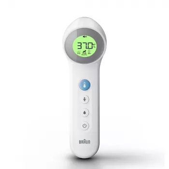 Braun BNT400 bezkontaktný biely čelo