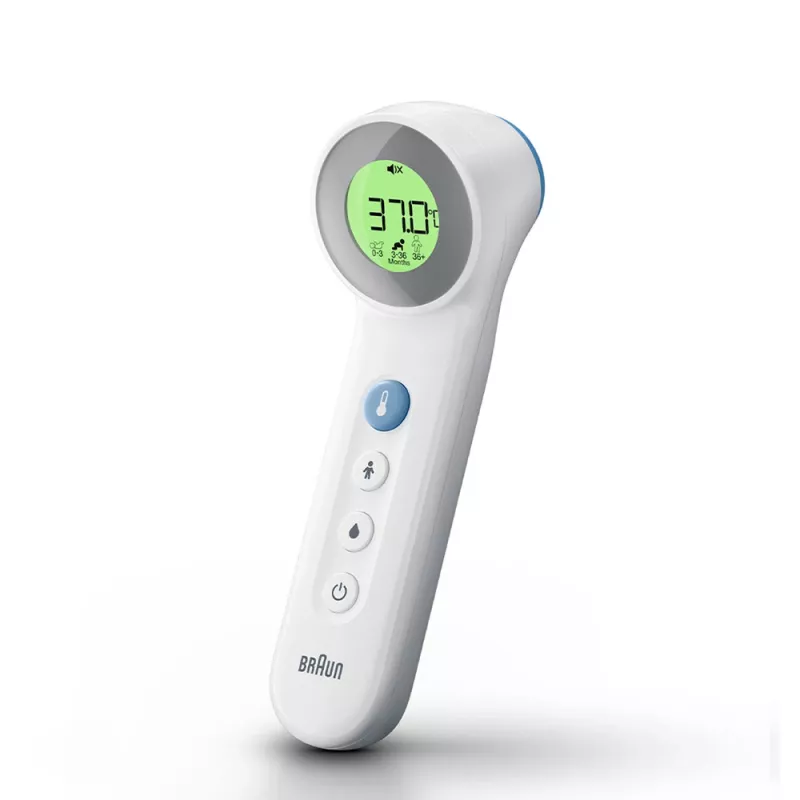 Braun BNT400 bezkontaktný biely čelo