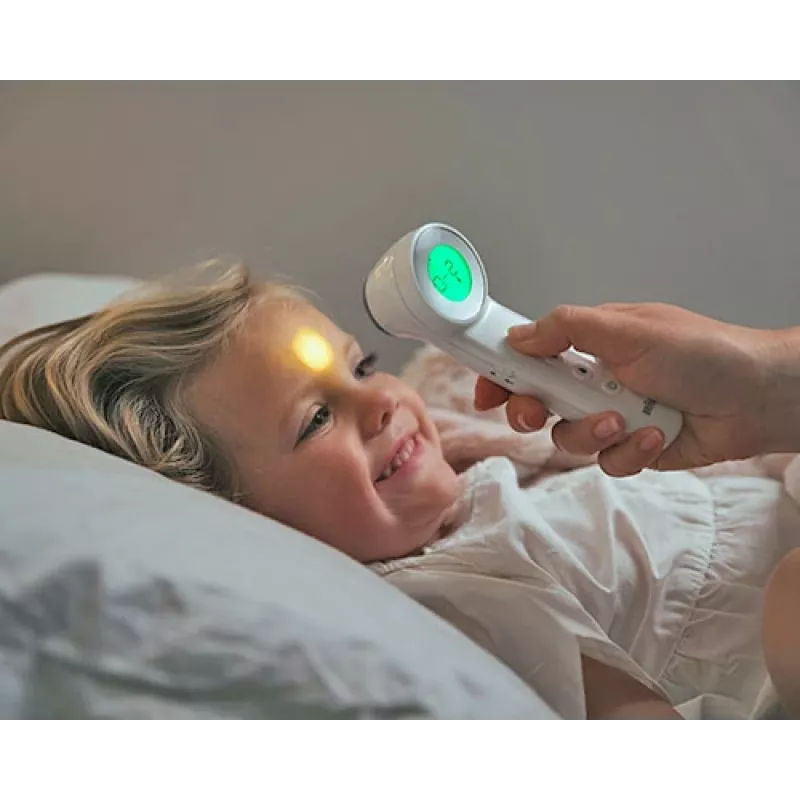 Braun BNT400 bezkontaktný biely čelo