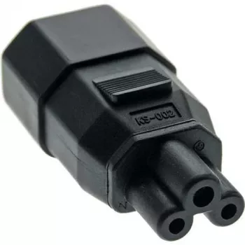 Microconnect PEA0408 kábel gender changer C14 C5 čierny