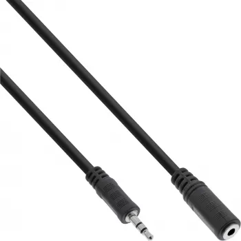InLine audio kábel 3,5 mm stereo konektor samec/samica 1 m