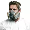 Respirátor 3M séria 6000 L, opakovane použiteľná polomaska, veľkosť L, sivá