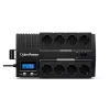 CyberPower BR1200ELCD záložný zdroj (UPS) Line-Interactive 1,2 kVA 720 W 8 AC výstupov