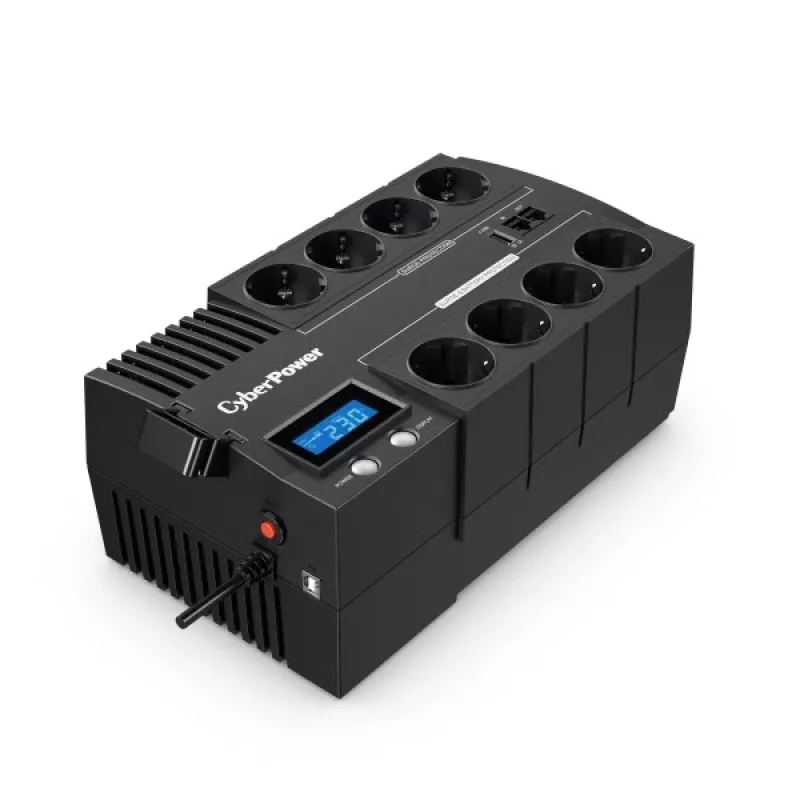 CyberPower BR1200ELCD záložný zdroj (UPS) Line-Interactive 1,2 kVA 720 W 8 AC výstupov