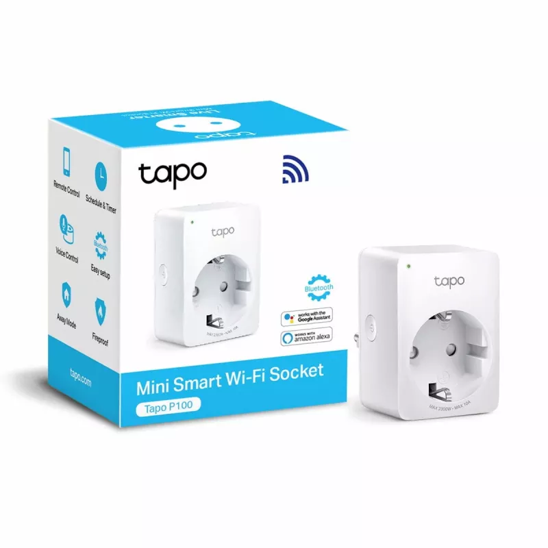 TP-LINK Tapo P100 smart zásuvka biela 2300 W