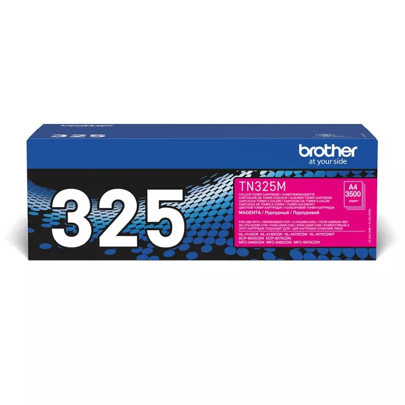 Brother TN-325M tonerová kazeta, purpurová, 3500 strán