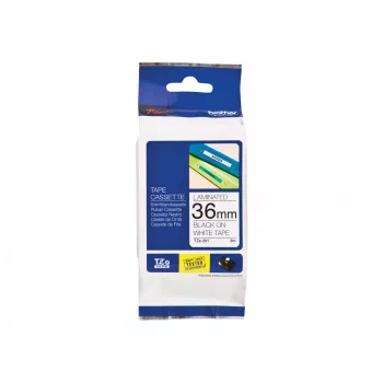Brother TZe261 - laminovaná páska - čierna na bielu - rolka (3,6 cm) - 1 rolka (TZE261)