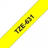 Etiketová páska Brother TZe-631 (TZe) 12 mm x 8 m, čierna na žltú