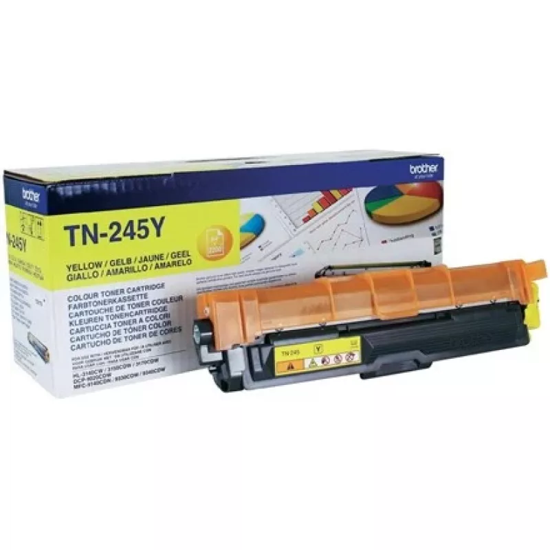 Brother TN-245Y tonerová kazeta, žltá, 2200 strán