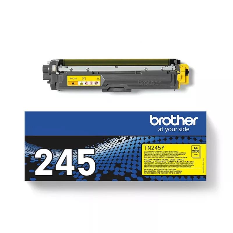 Brother TN-245Y tonerová kazeta, žltá, 2200 strán
