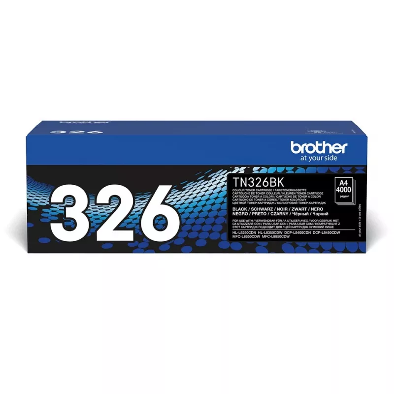 Brother TN-326BK tonerová kazeta, čierna, 4000 strán