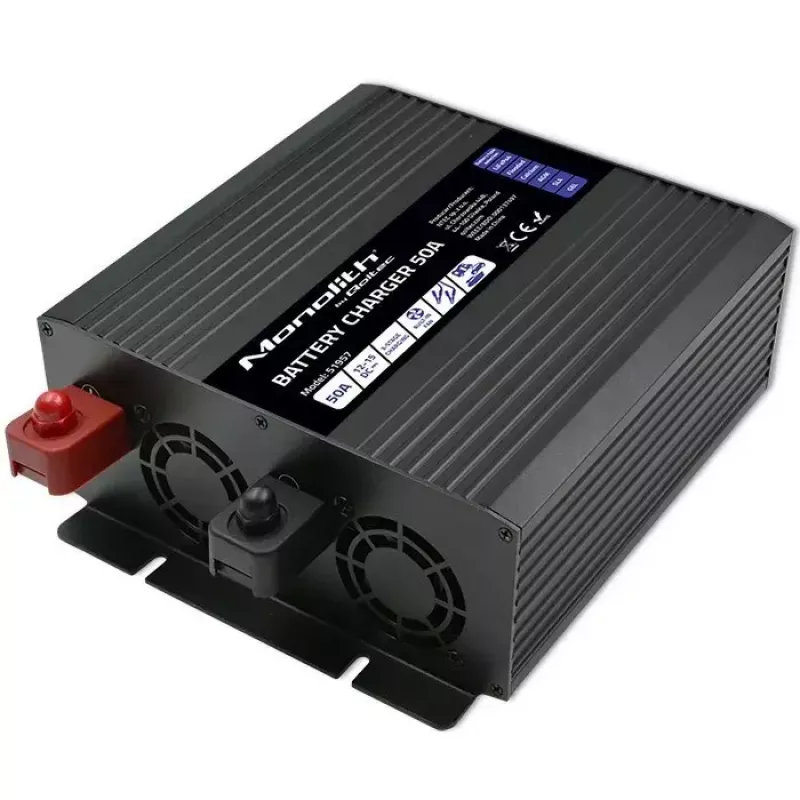 Nabíjačka batérií QOLTEC 51957 50A 12V pre batérie LiFePO4, AGM, GEL, SLA