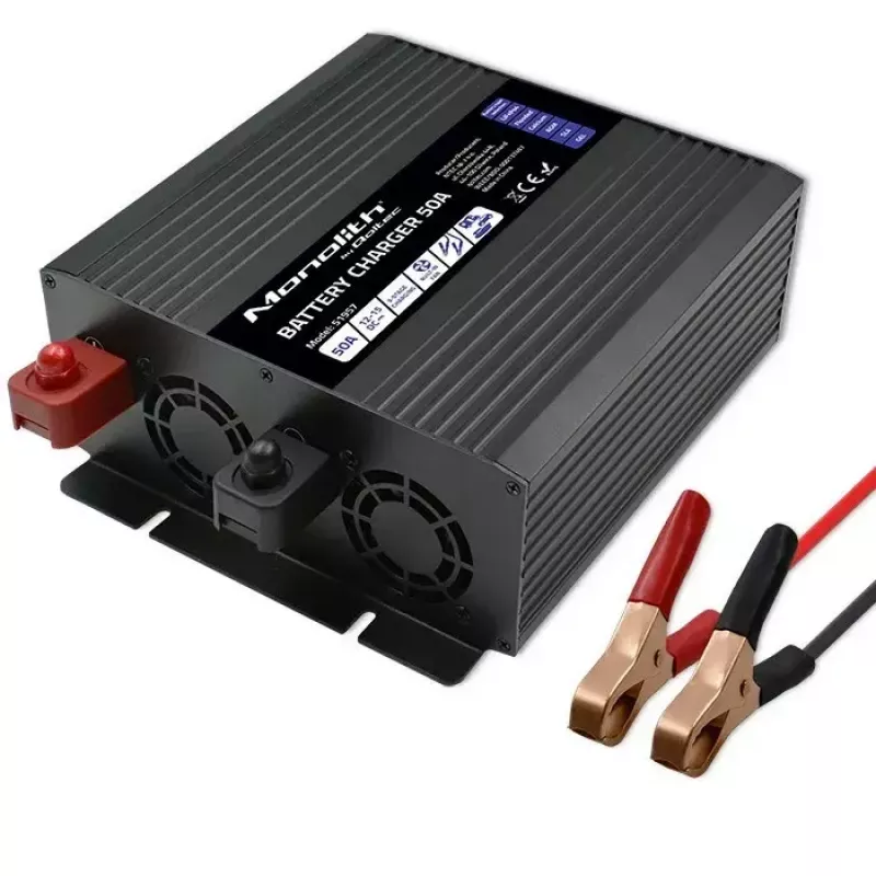 Nabíjačka batérií QOLTEC 51957 50A 12V pre batérie LiFePO4, AGM, GEL, SLA