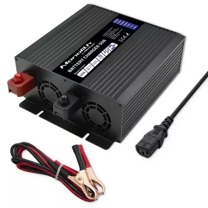 Nabíjačka batérií QOLTEC 51957 50A 12V pre batérie LiFePO4, AGM, GEL, SLA