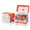 Stavebné kocky Marioinex Mini Waffle Constructor 300 — kompatibilná stavebnica, 300 dielov, viacfarebná