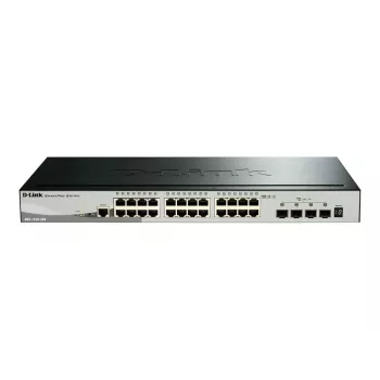 D-Link DGS-1510 Managed L3 Gigabit Ethernet (10/100/1000) čierna