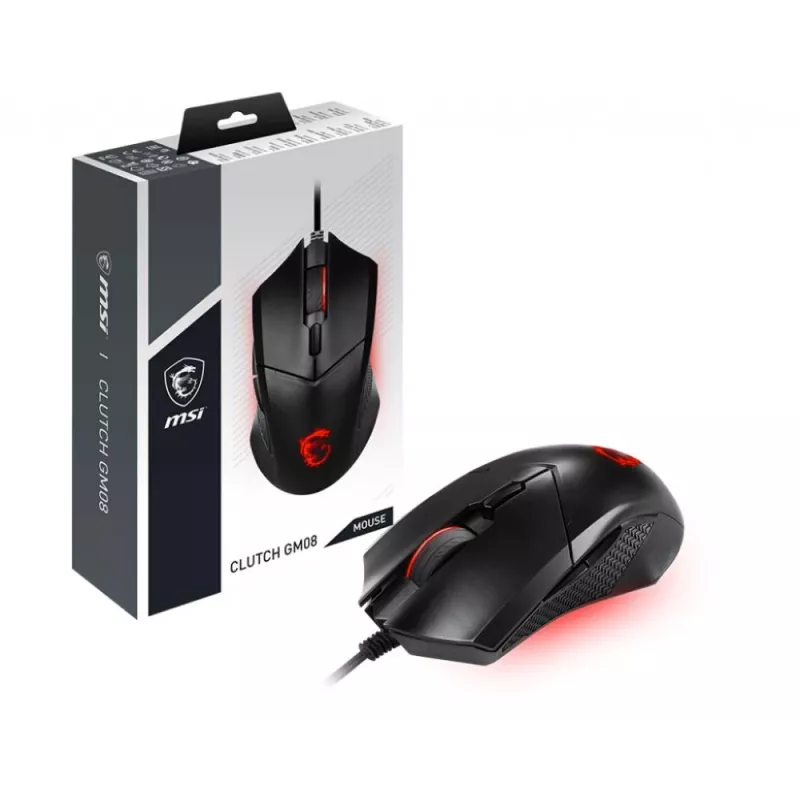 MSI | Clutch GM08 | herná myš | USB 2.0 | čierna