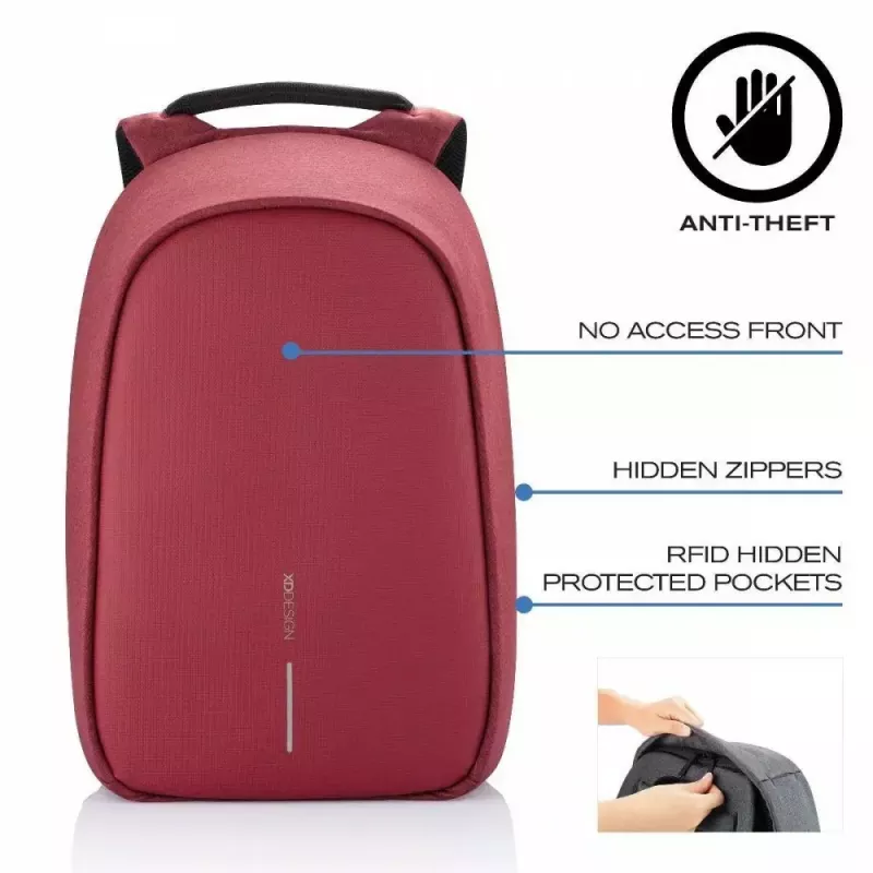 Batoh XDDESIGN Bobby Hero Small — proti krádeži chránený vodoodpudivý každodenný batoh, kompaktná veľkosť