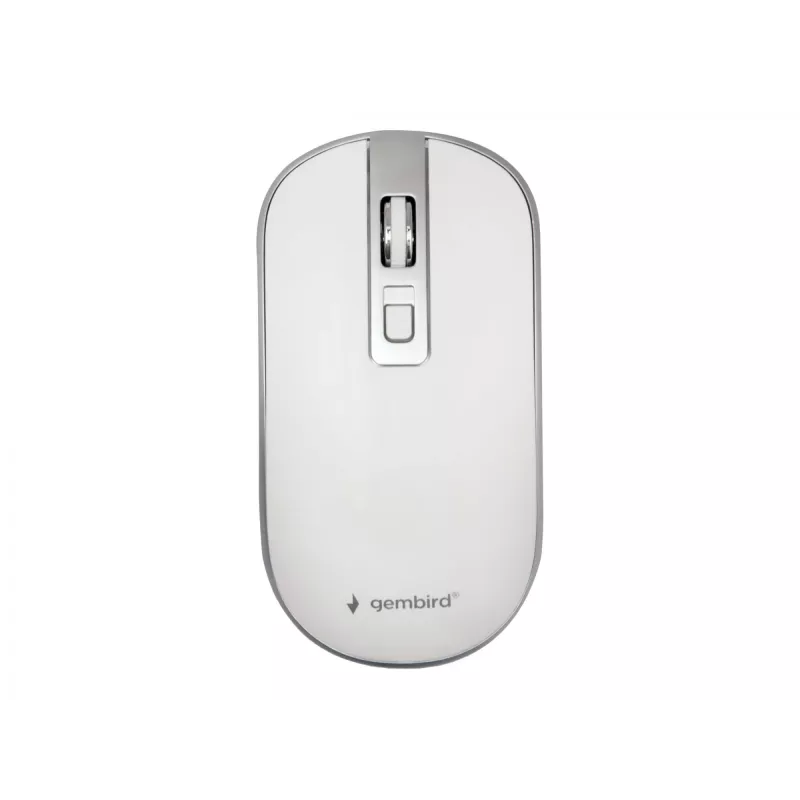 Myš USB optická bezdrôtová biela/strieborná MUSW-4B-06-WS Gembird