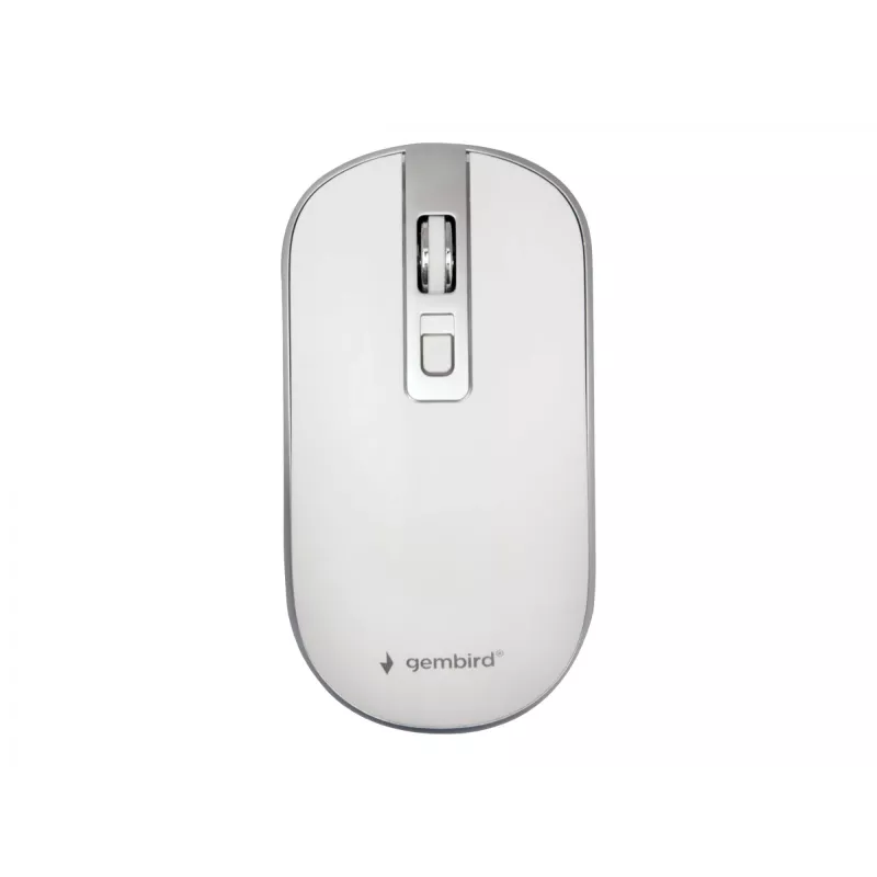 Myš USB optická bezdrôtová biela/strieborná MUSW-4B-06-WS Gembird