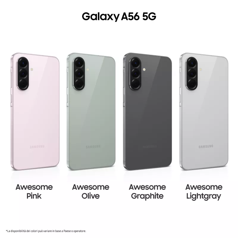 Samsung Galaxy A56 17 cm (6,7) Dual SIM Android 15 5G USB Type-C 8 GB 256 GB 5000 mAh Graphite