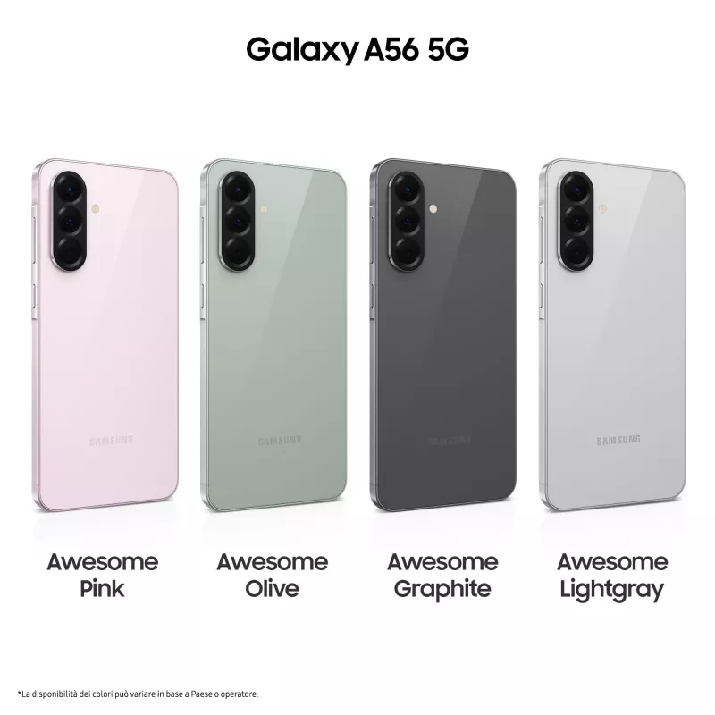Samsung Galaxy A56 17 cm (6,7) Dual SIM Android 15 5G USB Type-C 8 GB 128 GB 5000 mAh Graphite