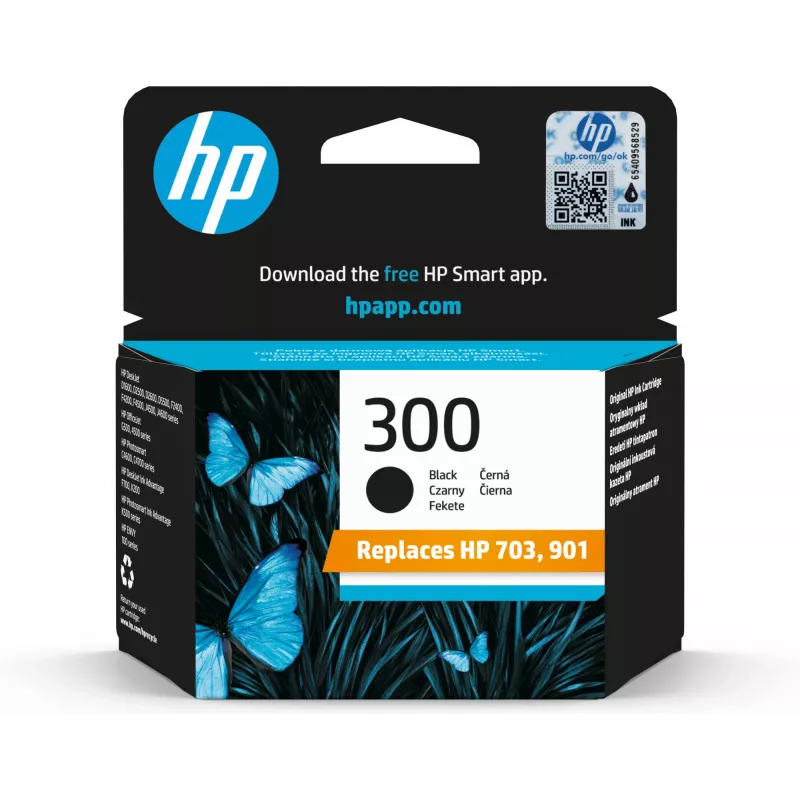 HP 300 atrament čierny Vivera 4 ml Deskjet D2560 F4280 All-in-One (ML)
