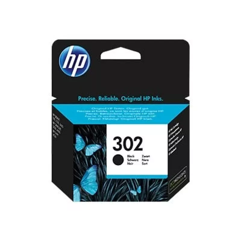 HP 302 čierna originálna atramentová kazeta