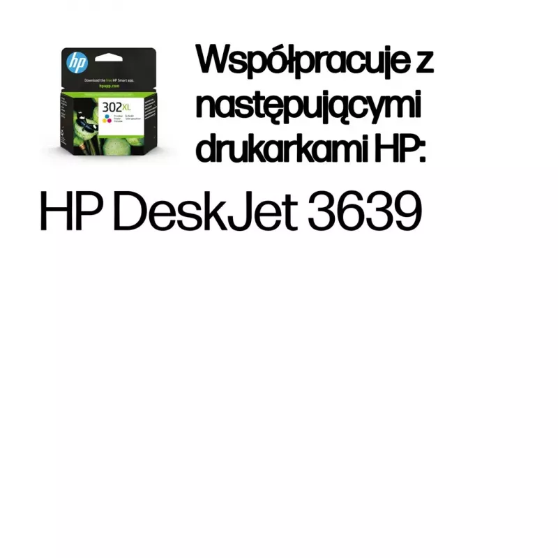 HP 302XL High Yield tri-color originálna atramentová kazeta