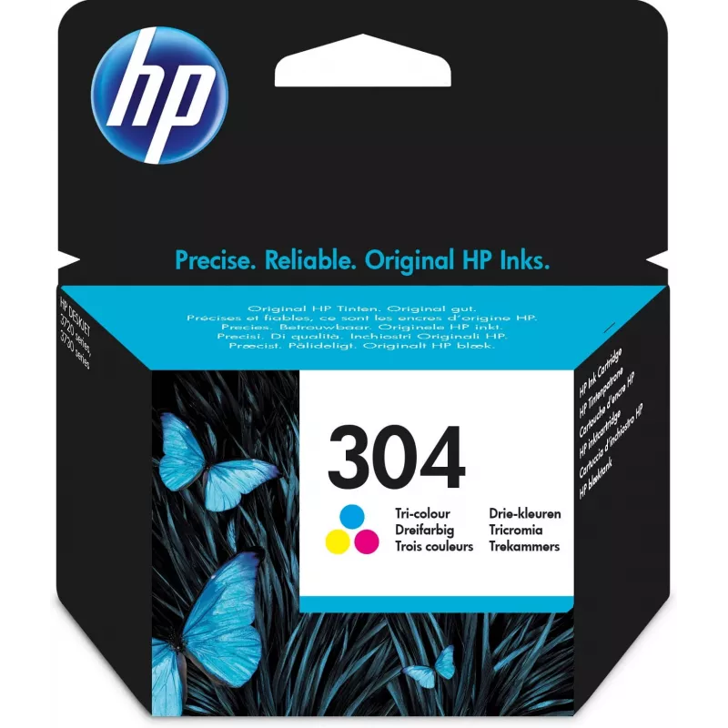 HP 304 tri-color originálna atramentová kazeta