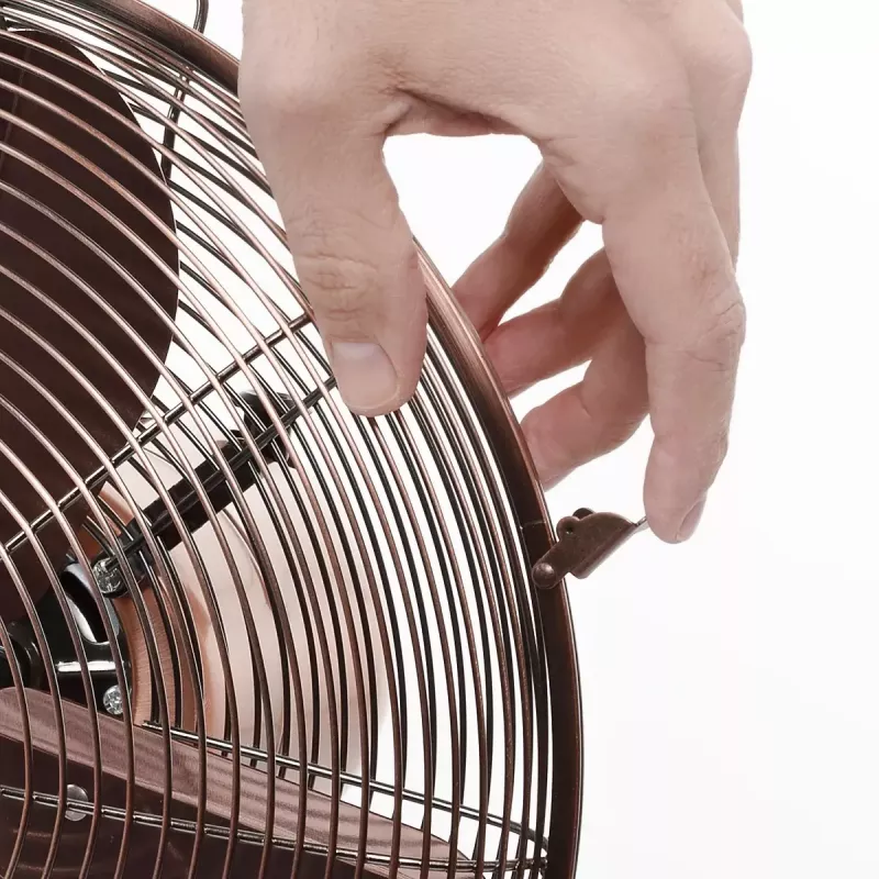 Stolný ventilátor Tristar VE-5970 Retro stolný ventilátor medený 30 cm