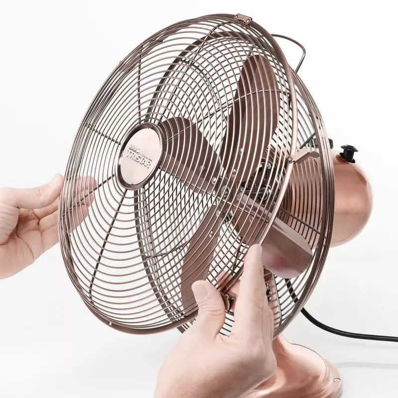 Stolný ventilátor Tristar VE-5970 Retro stolný ventilátor medený 30 cm