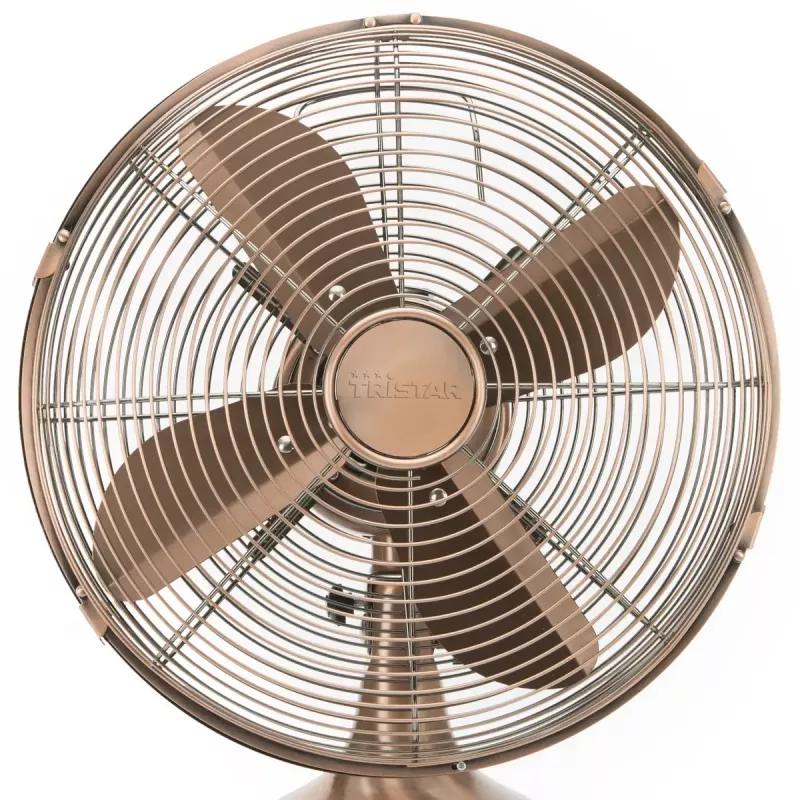 Stolný ventilátor Tristar VE-5970 Retro stolný ventilátor medený 30 cm